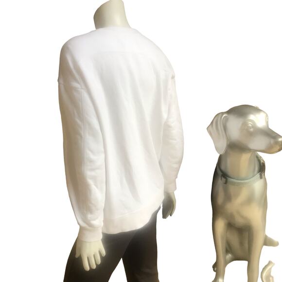 Lululemon Perfectly Oversized White Sweatshirt Women's Size 4 - Picture 2 of 9